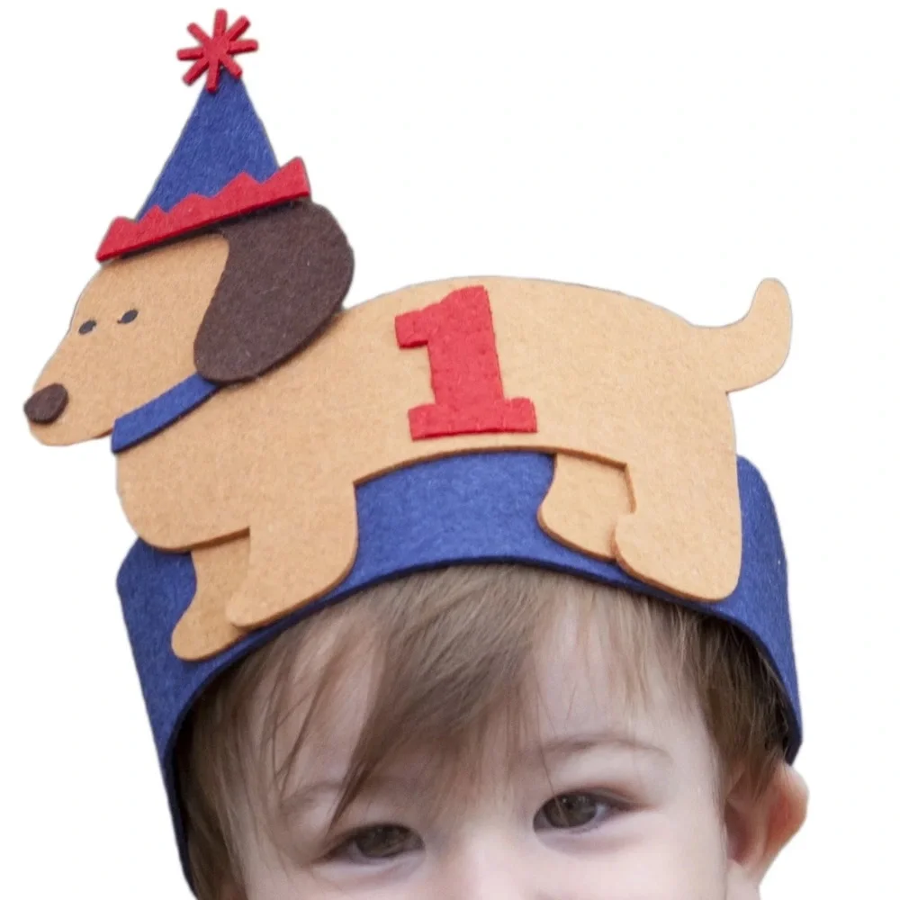 Mud Pie Puppy Birthday hat